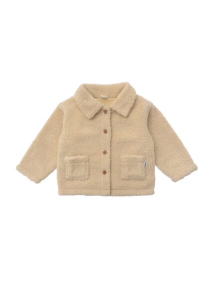 Bouclé Fleece Jacket Cream